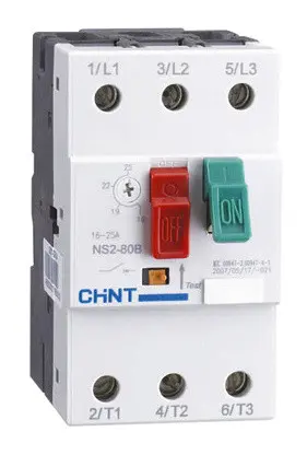 Автомат захисту двигуна Chint NS2-80B 40A-63A (495088) Автомат захисту двигуна Chint NS2-80B 40A-63A (495088)