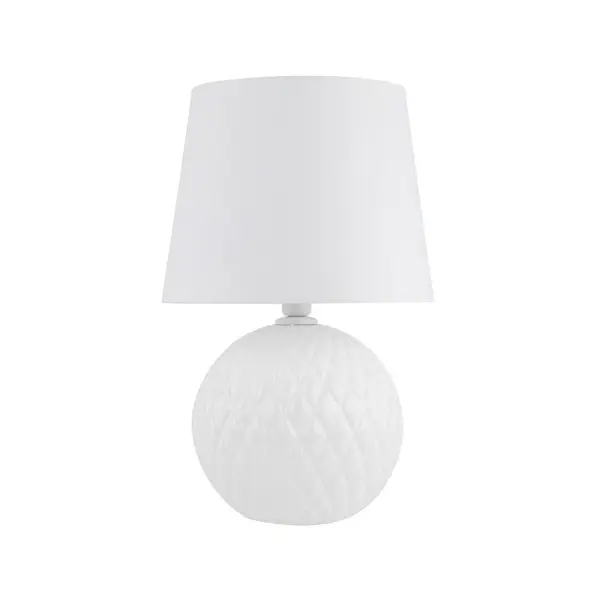 Настольная лампа TK Lighting 16046 Santana E27 1x15W IP20 белая Настольная лампа TK Lighting 16046 Santana E27 1x15W IP20 белая