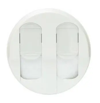 Панель розетки 2xRJ45 кат.6 (для UTP/FTP/SFTP) Legrand Celiane біла Панель розетки 2xRJ45 кат.6 (для UTP/FTP/SFTP) Legrand Celiane біла