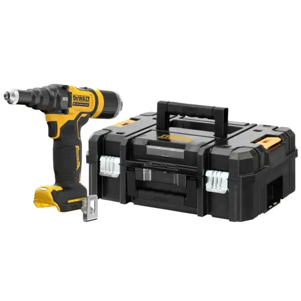 Бесщеточный заклепочник DeWALT DCF403NT XR Li-Ion 18 В ∅2мм - фото №1 Бесщеточный заклепочник DeWALT DCF403NT XR Li-Ion 18 В ∅2мм - фото №1