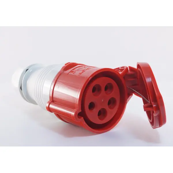 Трифазний переносний роз'єм WALTHER WL330 (3P+N+E) 32А 380V IP44 - фото №1