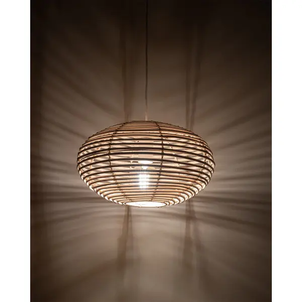 Подвесной светильник, люстра Nowodvorski 11153 Rattan S E27 1x25W IP20 бежевый - фото №1 Подвесной светильник, люстра Nowodvorski 11153 Rattan S E27 1x25W IP20 бежевый - фото №1