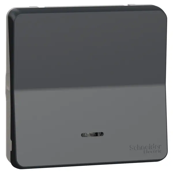 Выключатель Schneider Electric MUR35025 с подсветкой IP55 (черный)