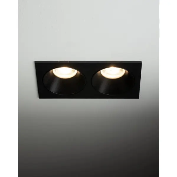 Точечный светильник TK Lighting 10579 Prisma Duo GU10 2x10W IP65 черный - фото №1