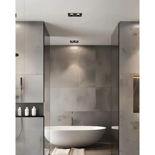 Точечный светильник TK Lighting 10579 Prisma Duo GU10 2x10W IP65 черный - фото №2