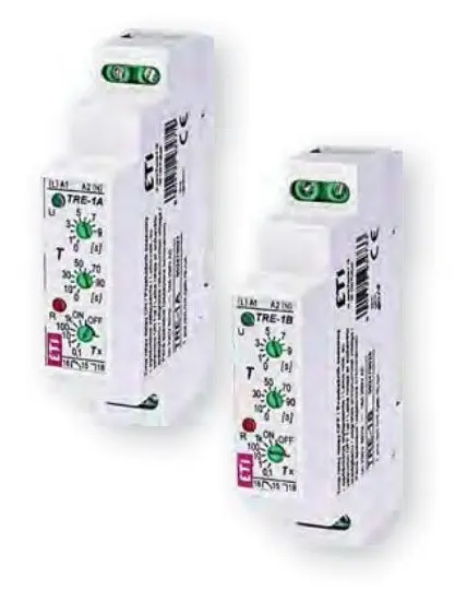 Реле времени ETI 002470027 TRE-1A с задержкой включения - фото №1