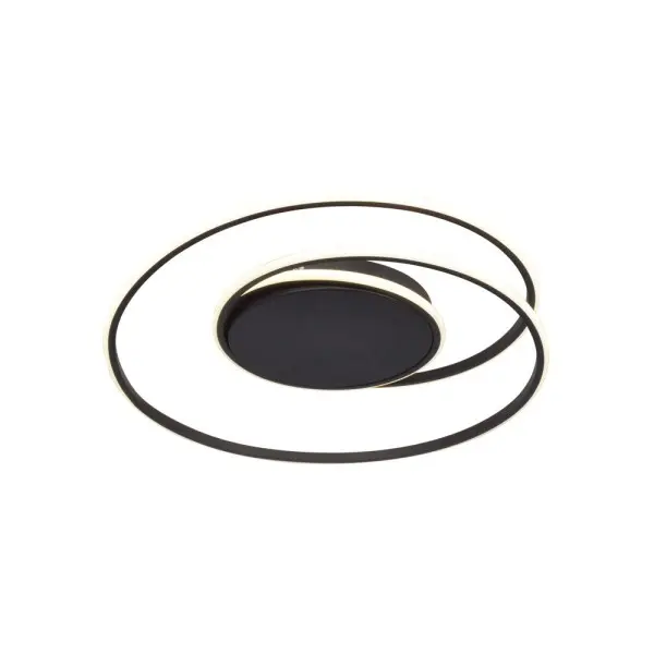 Люстра Zuma Line 5905316693111 Zephyra LED 1x12.5W 3000K 1800Lm IP20 чорна