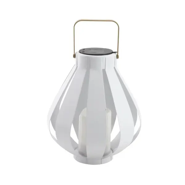 Вуличний світильник на сонячній батареї Goldlux 313232 Ahobro LED 1600K IP44 білий