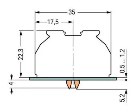 Пятиконтактная соединительная колодка Wago 862-8505 L3-N-PE-L1-L2 - фото №4