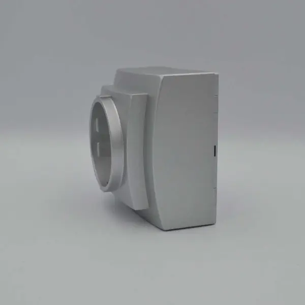 Розетка Nilson Themis срібло 1-на з заземленням ( 26131017 ) - фото №2