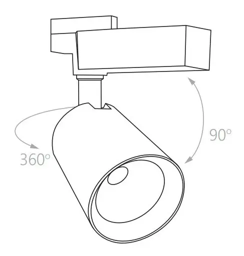 Світильник на шинопровід Feron AL100 12Вт 960Лм 4000К - фото №10