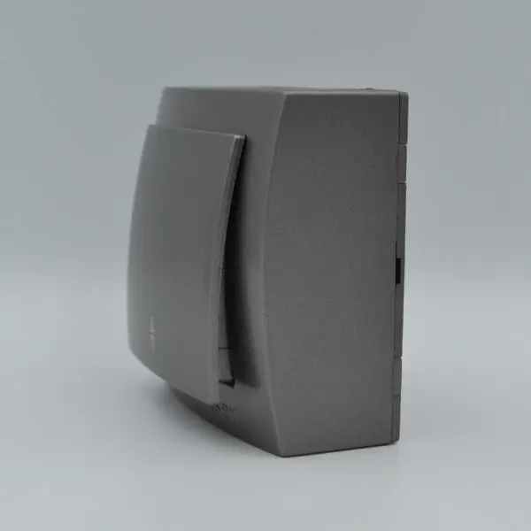 Выключатель Nilson Themis антрацит 1кл проходной ( 26161007 ) - фото №2