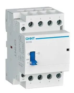 Модульный контактор Chint NCH8-63M/40 AC 220-240В с ручным управлением (257514)