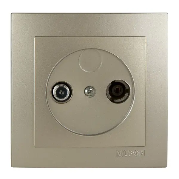 Розетка Nilson Touran золото TV-SAT ( 24151037 )