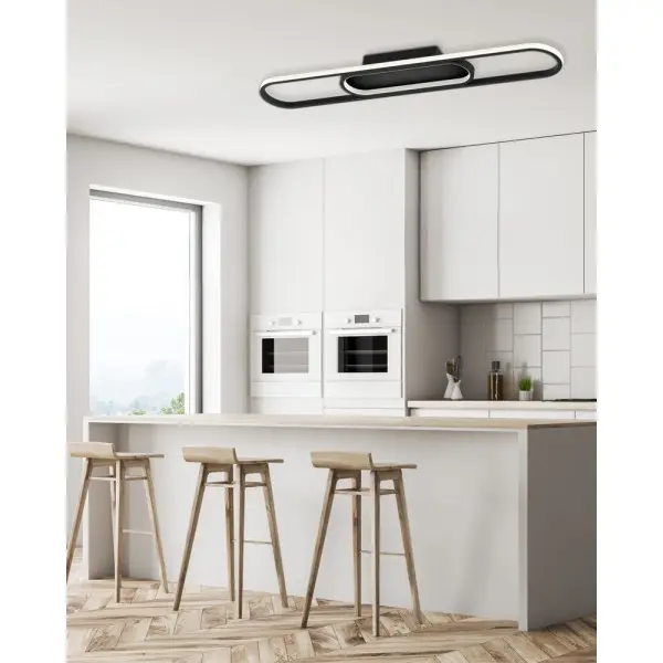 Люстра Goldlux 335197 Cordoba LED 1x26W 4000K 3900Lm IP20 черная - фото №1 Люстра Goldlux 335197 Cordoba LED 1x26W 4000K 3900Lm IP20 черная - фото №1