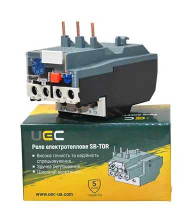 Реле электротепловое UEC SB-TOR 0,63-1А - фото №1
