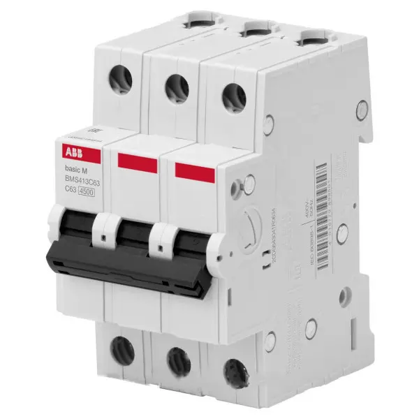 Автоматический выключатель ABB BASIC M 3Р 32А 4,5kA - фото №1 Автоматический выключатель ABB BASIC M 3Р 32А 4,5kA - фото №1