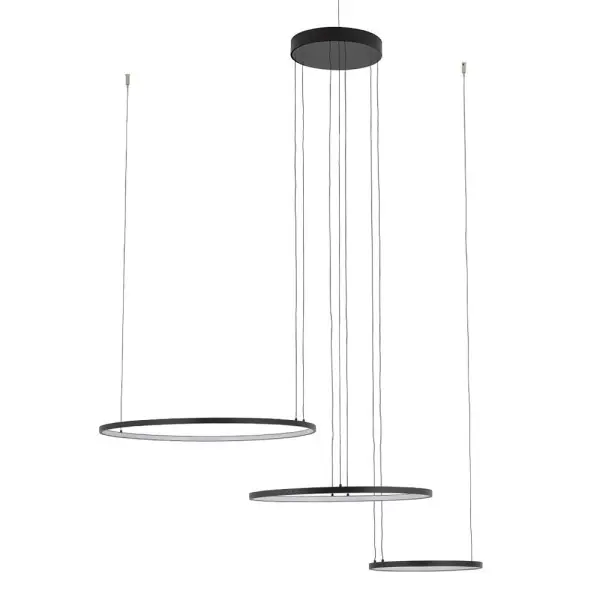 Люстра Nowodvorski Circolo Power 11648 LED 3x85W 3000K 3750Lm IP20 черная Люстра Nowodvorski Circolo Power 11648 LED 3x85W 3000K 3750Lm IP20 черная