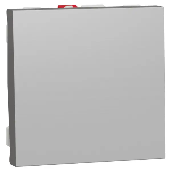 Одноклавішний вимикач Schneider Electric NU320130 (схема 1) 10А 2М (алюміній)