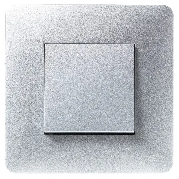 Одноклавішний вимикач Schneider Electric NU320130 (схема 1) 10А 2М (алюміній) - фото №2