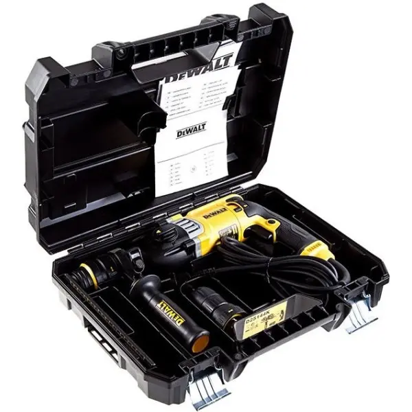 Перфоратор сетевой DeWALT D25144K 900Вт - фото №8
