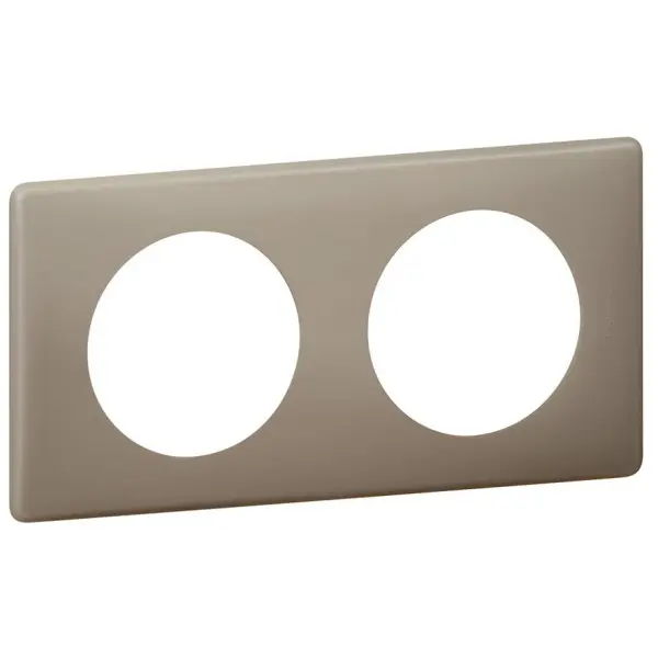 Рамка двухместная Legrand Celiane грей перкаль