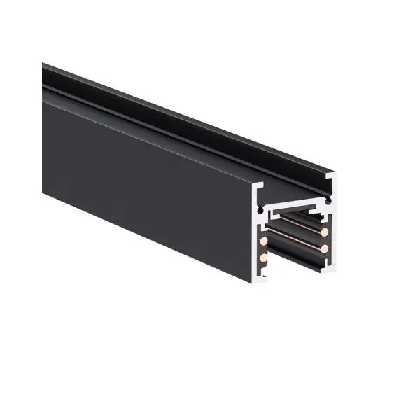 Магнитный трековый шинопровод накладной Kloodi KDMG-SLIM-TRN 2M BK 48V 2м черный - фото №1 Магнитный трековый шинопровод накладной Kloodi KDMG-SLIM-TRN 2M BK 48V 2м черный - фото №1