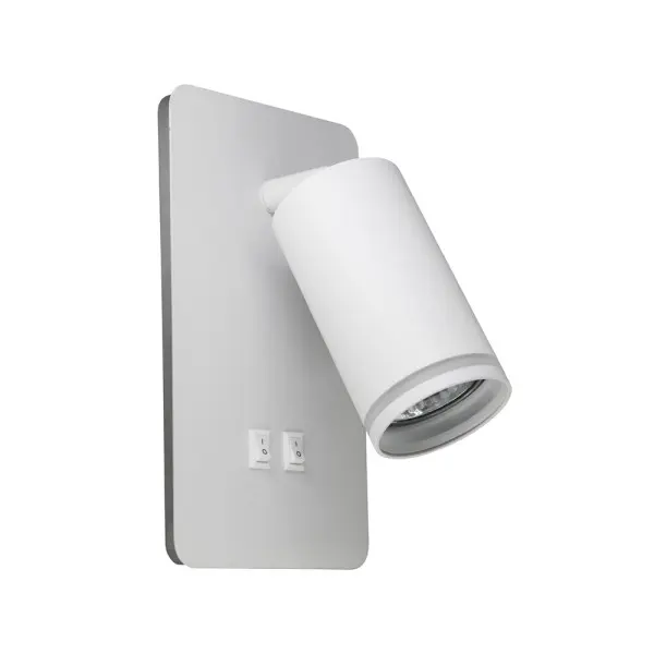 Бра, настінний світильник Goldlux 324351 Paris GU10+Led 2x10+6W IP20 WH