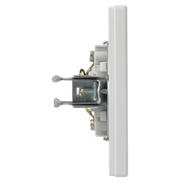 Розетка телефонная RJ11 4 контакта белая Asfora, EPH4100121 - фото №2