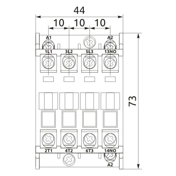 Магнитный пускатель Promfactor FC-1/16А 1NO AC230В (FC10016230) - фото №1