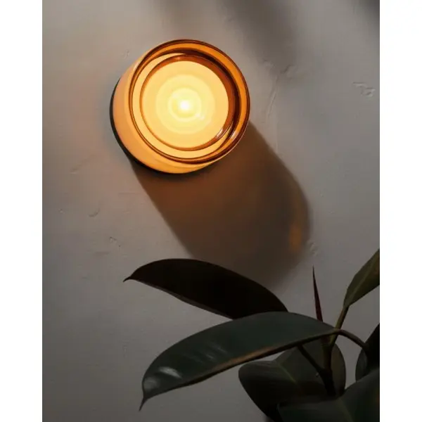 Бра, настінний світильник Kloodi WA-UNO 130 3W 3K AM LED IP20 бурштиновий - фото №1