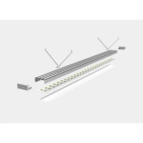 LED-профиль MLG врезной LT2610 с рассеивателем, 2 метра LED-профиль MLG врезной LT2610 с рассеивателем, 2 метра