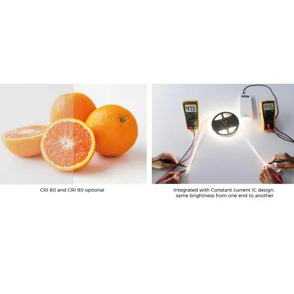 LED стрічка COLORS 192-2835-24V-IP20 25W 3700Lm 4000K 5м (DS8192-24V-12mm-NW) - фото №5