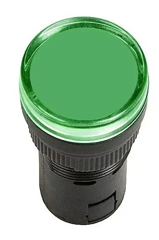 Сигнальная лампа TNSy AD16DS Ø16мм 12В AC/DC зеленая (TNSy5502221)