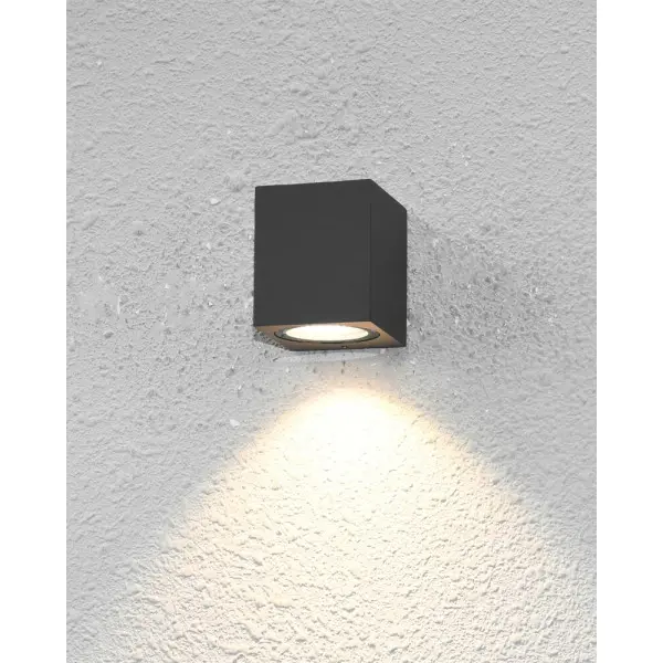 Уличный светильник Italux OWL-2197-1SQ Genta GU10 1x35W IP54 черный - фото №1 Уличный светильник Italux OWL-2197-1SQ Genta GU10 1x35W IP54 черный - фото №1