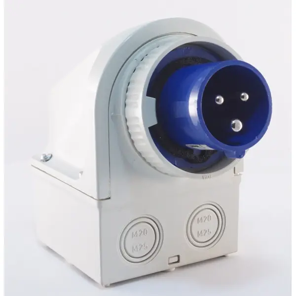 Настенный штекер WALTER WALTHER (2P+E) 16А 230V IP67 с наклоном 80° - фото №1 Настенный штекер WALTER WALTHER (2P+E) 16А 230V IP67 с наклоном 80° - фото №1