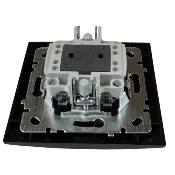 Выключатель Nilson Touran черный мат 1кл ( 24381001 ) - фото №2