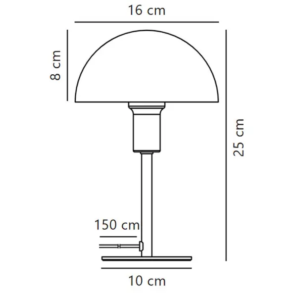 Настільна лампа Nordlux 2213745010 Ellen E14 1x40W IP20 сіра - фото №4 Настільна лампа Nordlux 2213745010 Ellen E14 1x40W IP20 сіра - фото №4