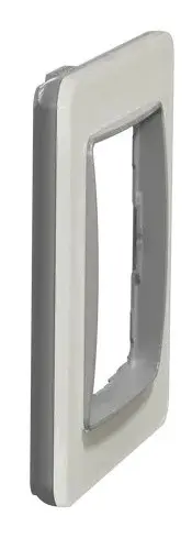 Однопостова рамка Schneider Electric Sedna Elements штучне біле скло SDD360801 - фото №1