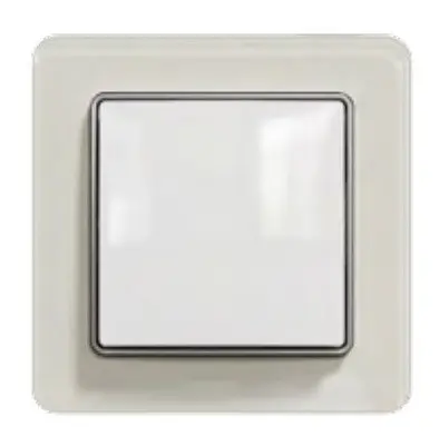 Однопостова рамка Schneider Electric Sedna Elements штучне біле скло SDD360801 - фото №5