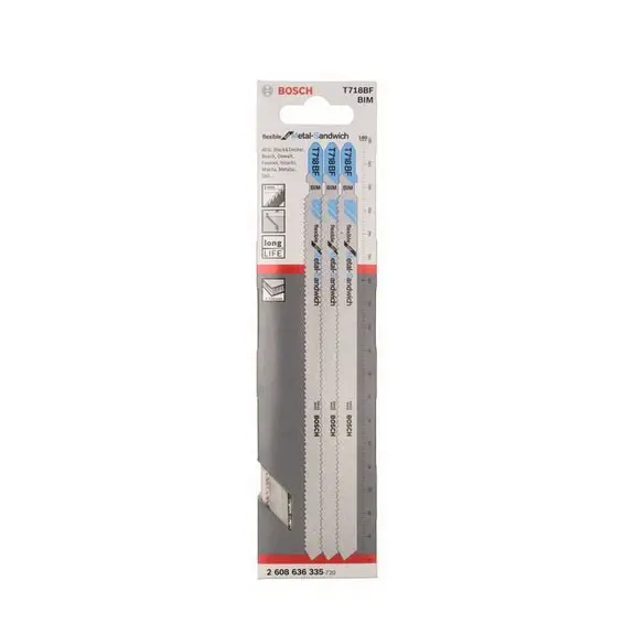 Лобзикові пилки Bosch T718BF (3шт)