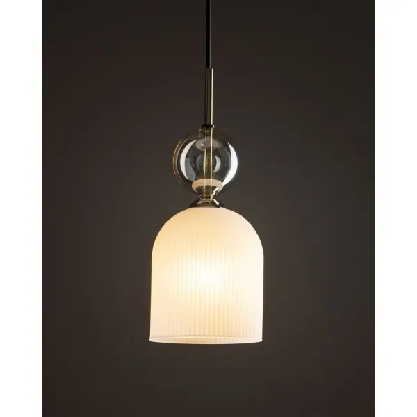 Подвесной светильник, люстра TK Lighting 11020 Sophia E14 1x10W IP20 янтарный - фото №2