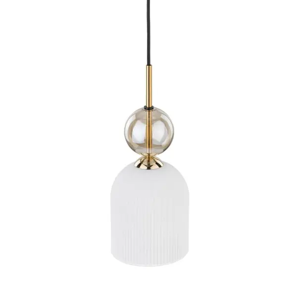 Подвесной светильник, люстра TK Lighting 11020 Sophia E14 1x10W IP20 янтарный - фото №4