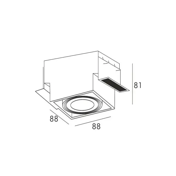 Точковий світильник Zuma Line 94361-WH Oneon GU10 1x50W IP20 білий (5905316604759) - фото №1