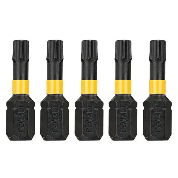 Ударные биты DeWALT Impact torsion Т30 25мм (5шт) - фото №1