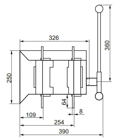 Устройство автоматического ввода резерва CNC YCS1-1000А 3Р 415В (Б00042799) - фото №2