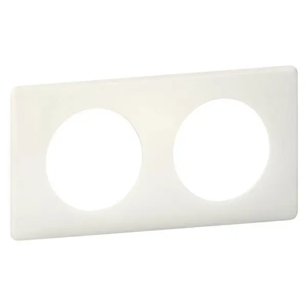 Рамка двухместная Legrand Celiane белый перкаль
