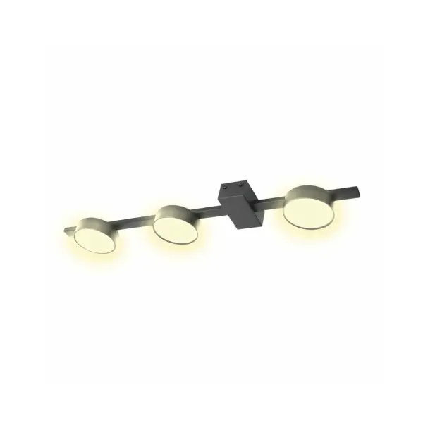 Потолочный светильник Goldlux 326263 Joy GX53 3x10W IP20 Черный - фото №1 Потолочный светильник Goldlux 326263 Joy GX53 3x10W IP20 Черный - фото №1