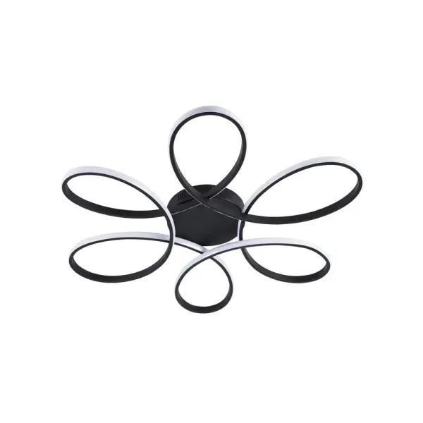 Люстра Goldlux 331823 Fiore XL LED 1x42W 4000K 5500Lm IP20 черная