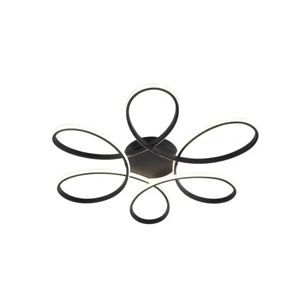 Люстра Goldlux 331823 Fiore XL LED 1x42W 4000K 5500Lm IP20 черная - фото №2